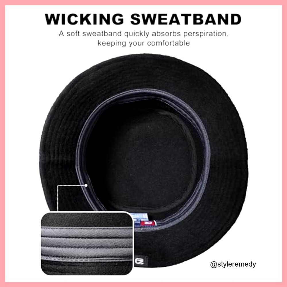 Premium Wool Bucket Hat, Foldable Packable Winter… - image 6